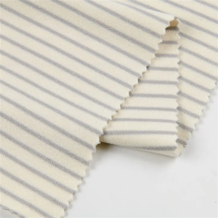 Striped Velvet Fabric